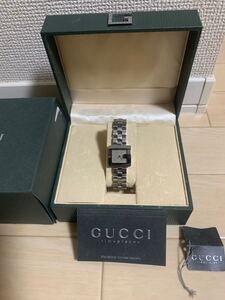 【中古品】 GUCCI グッチ クォーツ 腕時計 3600L Swiss made カートン入り　Gモチーフ　