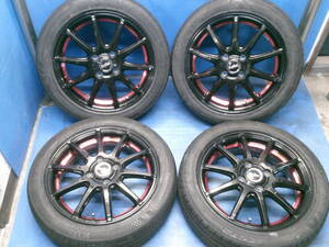 ユーロスピード　美品　4．5J15+45　4／100＋クムホ　165／55R15　N-bOX　タント　スペーシア　ムーヴ　ワゴンR　MRワゴン　デイズ