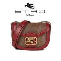 【未使用】ETRO エトロ ペガソ ショルダーバッグ ペイズリー 天馬