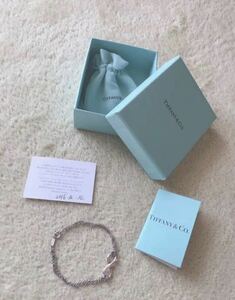 Tiffany ティファニー ブレスレット　箱　説明書付き　プレゼントTIFFANY&Co. 一式