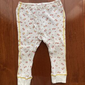 F.O.KIDS・エフオーキッズ・スパッツ・レギンス・花柄・ワッフル生地・９５