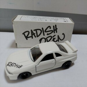 日本製　スカイラインGT-R R33 RADISH OPEN 白色