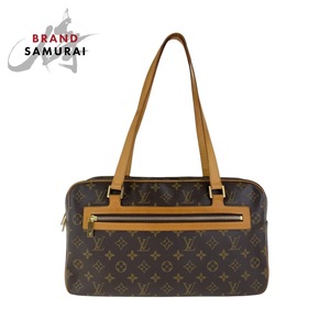 LOUIS VUITTON ルイヴィトン モノグラム シテGM ブラウン ゴールド金具 PVC/レザー M51181 ショルダーバッグ レディース 411075