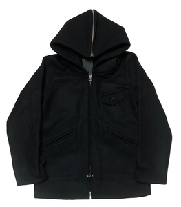 新品! BLACK SIGN(ブラックサイン)U.S Navy Melton Snow Coat 36S メルトンコート 30