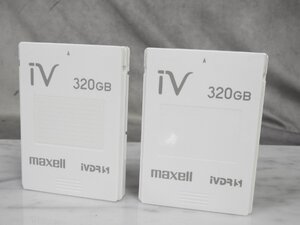 【G】 maxell IVDR-S 320GB カセットハードディスク 2個 3005419