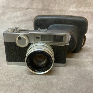 FUJICA フジカ V2 FUJINON f=4.5cm 45mm 1:1.8 レンジファインダー 一眼レフカメラ ジャンク扱い ケース付き 