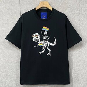 新作・半袖Tシャツ 定価2万◆Emmauela・イタリア・ミラノ発◆綿100％ 速乾 通気 ゆったり スウェット お洒落 個性 カットソー 2XL/52