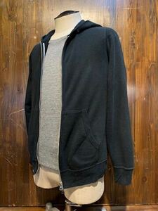 K220 メンズ パーカー BEAUTY&YOUTH UNITED ARROWS ユナイテッドアローズ 無地 シンプル ジップアップ ブラック 黒 細身 / S (6)