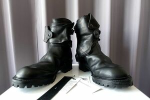 超美品 JULIUS gun holder leather boots