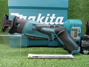 中古 makita マキタ 10.8V 充電式レシプロソー 1.3Ah バッテリー1個 充電器 付き JR101DW