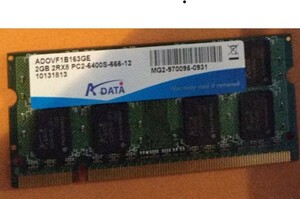 ADOVF1B163GE 2GB 2Rx8 PC2-6400S-666-12 10131813