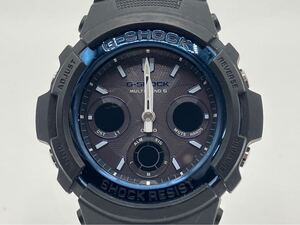 2412132005203 G-SHOCK Gショック メンズ腕時計 AWG-M100A タフソーラー 電波ソーラー マルチバンド6 稼働 現状品 中古