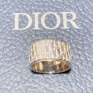 ディオール シルバー925 オブリーク柄 リング Sサイズ 18号相当 付属品有り DIOR silver トロッター silver sterling 星 スター STAR 銀 SV