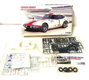 【未組立】 Hasegawa　ハセガワ　TOYOTA 2000GT　1967年　富士24時間耐久レース優勝車　ディスプレイ専用モデル　組み立て　1:24スケール