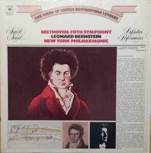 米LP Leonard Bernstein, The New York Philharmonic Orchestra Beethoven: Fifth Symphony M31810 Columbia Masterworks /00260