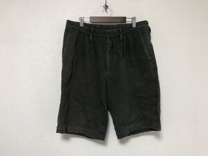 本物ポールスミスPAULSMITHコットンストレッチスウェットショートハーフワークパンツビジネススーツアメカジグレー3メンズ L日本製