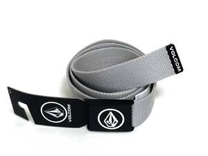 VOLCOM ボルコム D5932102HGR② ウェブベルト WEB BELT GIベルト ガチャベルト グレー ヘザーグレイ色 Grey ヴォルコム 新品 即決 送料無料