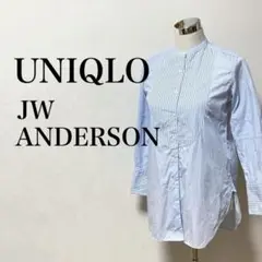 UNIQLO ユニクロ　JW ANDERSON　タキシードストライプロングシャツ