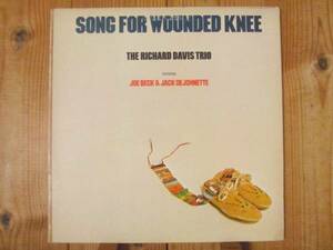 ギタートリオ / The Richard Davis Trio Featuring Joe Beck & Jack DeJohnette / Song For Wounded Knee / Flying Dutchman