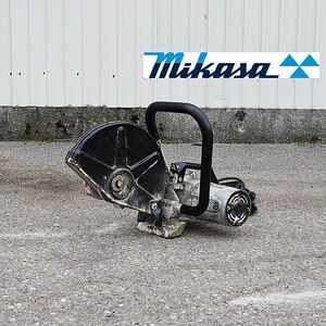 【新潟発】MIKASA コンクリートカッター MCH-M12B 電動コンクリートカッター AC100V 15A 大工 木工 建築 切断 電動 工具 中古 三笠産業