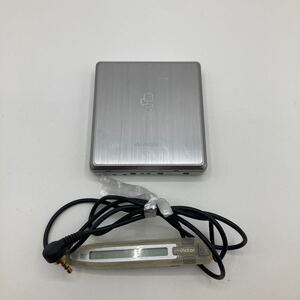 Victor ビクター　PORTABLE MD PLAYER XM-C11 ポータブルMDプレーヤー　リモコン付き　シルバー　動作未確認　