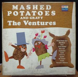 【GI134】THE VENTURES 「Mashed Potatoes And Gravy(ジャケット)」, 62 US mono Original　★エレキ・インスト/サーフ/ロックンロール