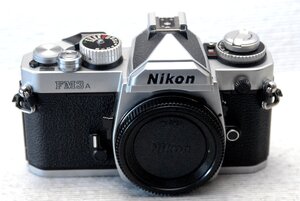 （綺麗）Nikon ニコン 超希少な高級一眼レフカメラ FM3A（銀）ボディ 希少な作動品 （腐食無し）