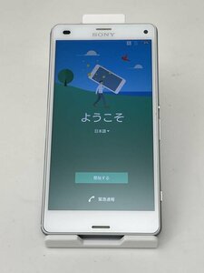 3021【動作確認済・制限○　白ロム】 Xperia Z3 Compact SO-02G docomo ホワイト