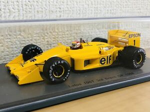 激レア！1/43 スパーク ロータス ホンダ 100T 1988 ブラジルGP 3位 ピケ 検 MP4/4 MP4/5 MP4/6 MP4/7 640 641 99T 101 FW11 FW14 BT55 B188