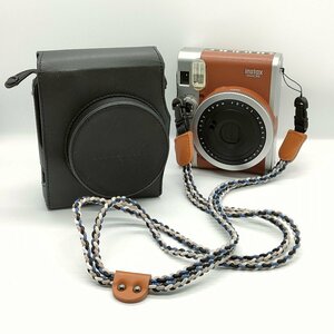 カメラ instax mini 90 ネオクラシック ブラウン ポラロイド 本体 現状品 [2295JC]