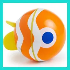 ✨スイミング スピンボール✨お風呂 プール オレンジ おもちゃ 金魚