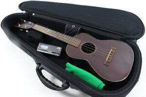 【ト静】 ★ KAMAKA UKULELE カマカ ウクレレ ケース付 弦楽器 ギターチューナー KORG GT-6J 中古現状販売 詳細画像参照 GA888GCG74