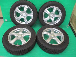 超深溝 室内保管 DUNLOP WINTERMAXX 195/65R16★VIOLENTO【16×5.5J+42 4H-100】埼玉県発 現物確認OK♪4本set ライズ ロッキー レックス 等