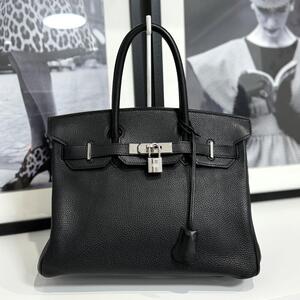 36007 HERMES エルメス バーキン30 トゴ ブラック