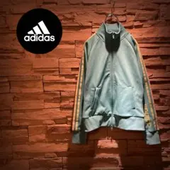 【希少カラー】y2k/adidas/トラックジャケット/グリーン/レディースM