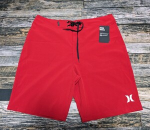 M相当 HURLEY ファントム サーフパンツ W28 人気/希少 ダークレッド 検 USA/アメリカ西海岸 水着/海パン/ボードショーツ ハーレー 赤