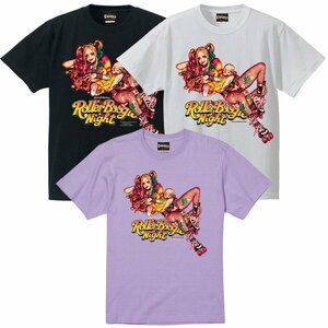 ホワイトS ロッキンジェリービーン エロスティカ ハーレイクイン Tシャツ Rockin