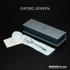 ジョージ ジェンセン エコーン GEORG JENSEN ACORN スターリングシルバー スプーン 刻印あり 箱付き