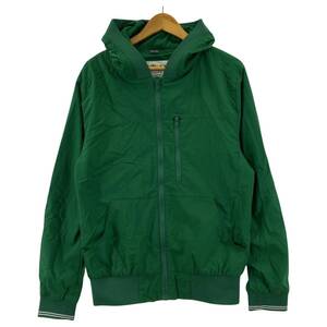 STUSSY ステューシー AUTHENTIC GEAR フーデッド ナイロンジャケット sizeＳ/グリーン