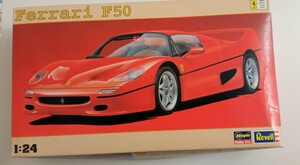 ハセガワ レベル プラモデル　1/24　フェラーリ　F50　未組立品　箱傷み有り