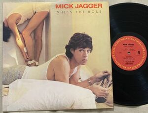 LP Mick Jagger US盤 Shes The Boss ミック・ジャガー FC39940 Just Another Night Jeff Beck Pete Townshend Herbie Hancock