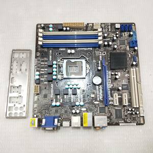 【中古パーツ】BIOS確認のみ、ASROCK H67M-GE/THW V1.0 マザーボード　LGA1155 ■MB942