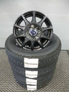 ブリヂストンK370★145/80R12LT 80/78N★軽トラ・軽バンに★TIRADO Eta★新品4本セット★G