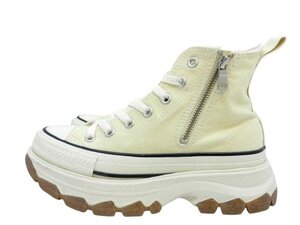 コンバース トレックウエーブ Z HI 23.5cm バターホワイト 1SD838 CONVERSE 箱付き 中古品[C157U263]