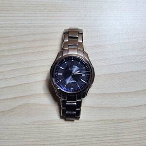 ☆動作品 CITIZEN シチズン ATTESA Eco-Drive 腕時計 H410-T005870 電波ソーラー 時計 シルバー 腕周: 約16cm(中古品/現状品/保管品)☆