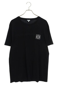 ロエベ LOEWE H526Y22J26 サイズ:XL アナグラム刺繍Tシャツ 中古 OM10