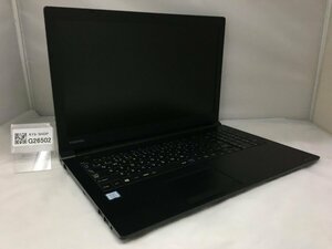 ジャンク/ TOSHIBA B65/DN Corei5-8世代 メモリ4.1GB ストレージ無し 【G26502】