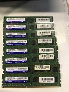 103★中古品 デスクトップ用 メモリーADATA 8GB DDR3 8GBx8枚 計64GB★