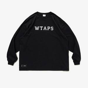 2023AW　WTAPS　COLLEGE / LS / COTTON　BLACK　XL