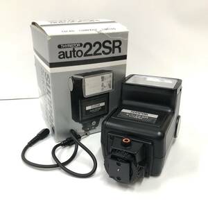 N)★SUNPAK auto22SR ライト THYRISTOR カメラアクセサリー ケース付き 箱付き ストロボフラッシュ★ I3027